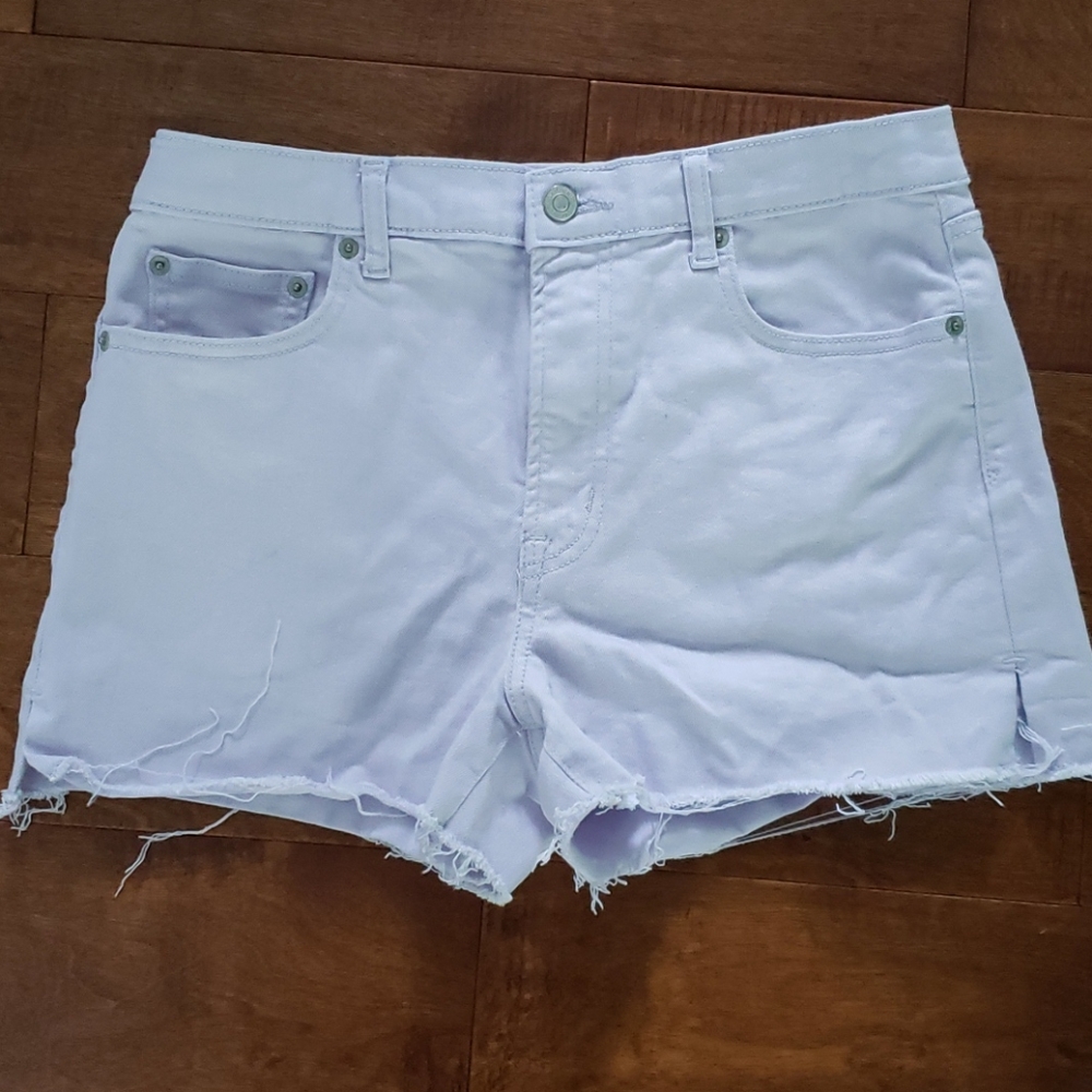 GAP denim light purple denim shorts